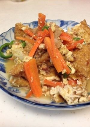 レンジで簡単☆ツナと厚揚げのチャンプルー-レシピのメイン写真