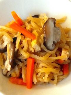 せん切り大根と油揚げのしょうゆ麹煮-レシピのメイン写真