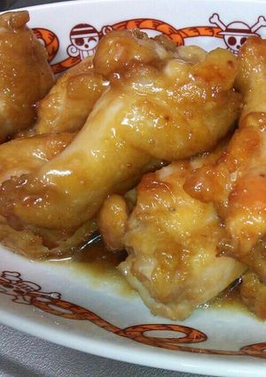 お酢でさっぱりこってり美味しい手羽煮!-レシピのメイン写真