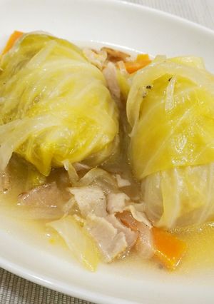 あっさりコンソメ味☆うちのロールキャベツ-レシピのメイン写真