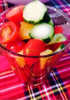 トマト嫌いが作った☆プチトマトのマリネ-レシピのメイン写真