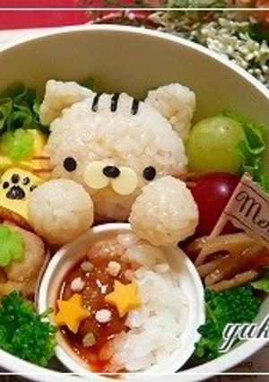 キャラ弁♡お弁当にミニミニカレー♡-レシピのメイン写真
