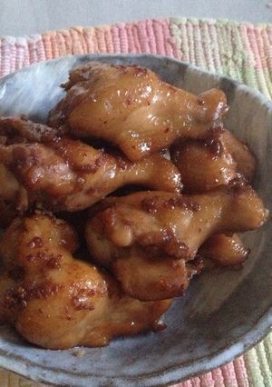 鳥手羽元のスパイシー焼-レシピのメイン写真
