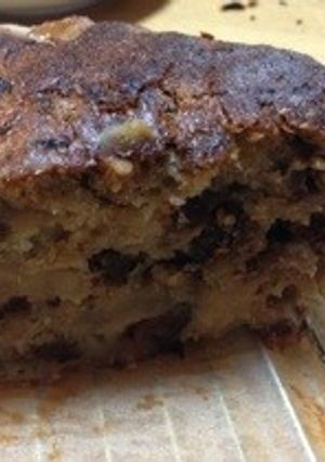 バナナとリンゴとクルミのパウンドケーキ-レシピのメイン写真