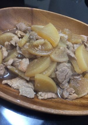 簡単！！大根と豚肉の煮物-レシピのメイン写真