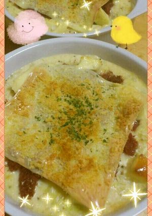 キャベツとポテトとコンビーフのグラタン-レシピのメイン写真