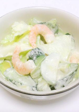 濃厚！簡単！海老アボカドのシーザーサラダ-レシピのメイン写真