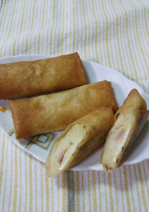 ポテチーズマスタード春巻き-レシピのメイン写真