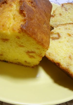 柿のキャラメルパウンドケーキ*-レシピのメイン写真
