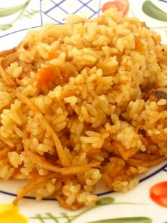「さきいか」と「トマト」の炊き込みご飯-レシピのメイン写真