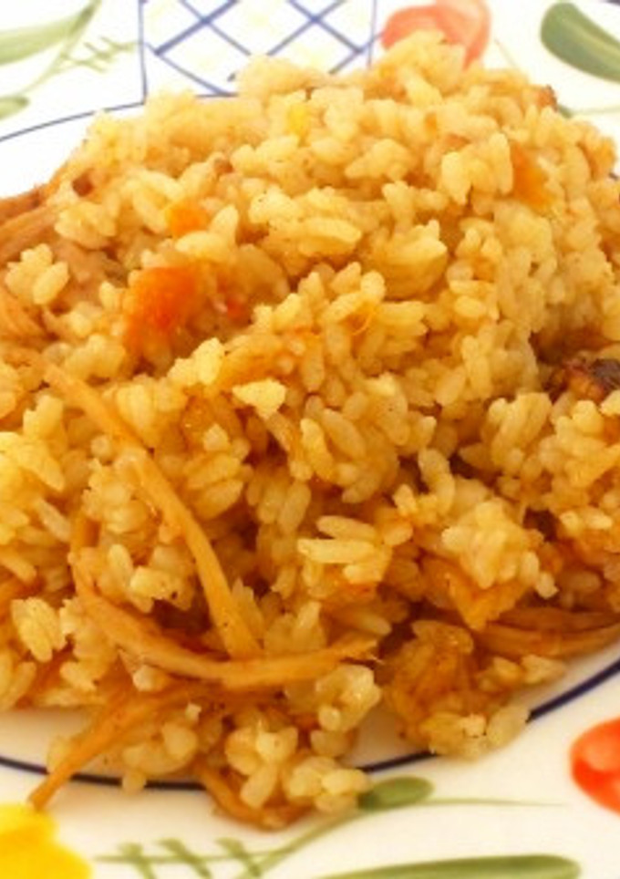 「さきいか」と「トマト」の炊き込みご飯-レシピのメイン写真