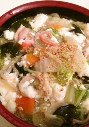 ほっこりとろとろ餡かけ蕎麦-レシピのメイン写真