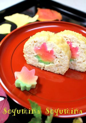 ღ鶏ひき肉とカラフル生麩入りღ信田巻きღ-レシピのメイン写真