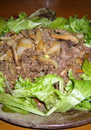 牛肉と根菜の炒め物-レシピのメイン写真