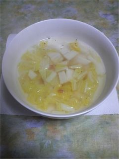 寒い日は・・乾物帆立ひもと白菜のスープ-レシピのメイン写真