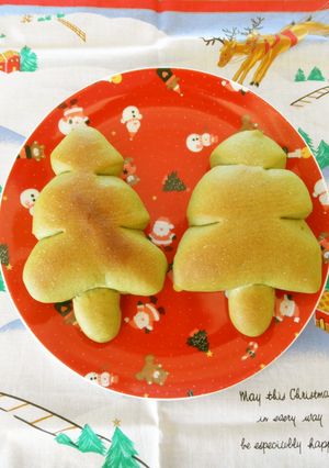 クリスマス☆ツリーのパン-レシピのメイン写真
