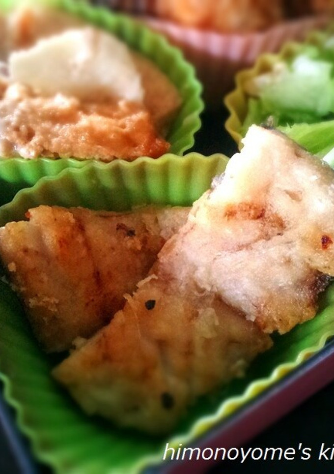 お弁当に♪簡単！下味10秒で魚の塩唐揚げ-レシピのメイン写真