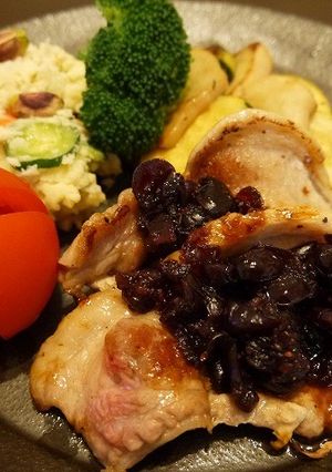 豚のクランベリーソースがけ-レシピのメイン写真