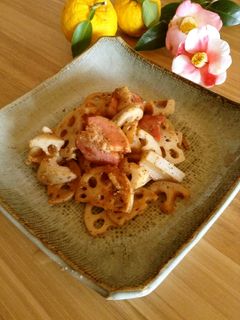 ♡シャキっと蓮根のベーコン旨味炒め♡-レシピのメイン写真