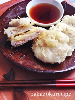 具入り蓮根の天ぷら-レシピのメイン写真