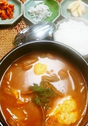 あったまる♪韓国味噌のスープ鍋-レシピのメイン写真