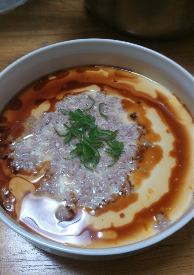 フライパンで簡単!!中華風茶碗蒸し-レシピのメイン写真