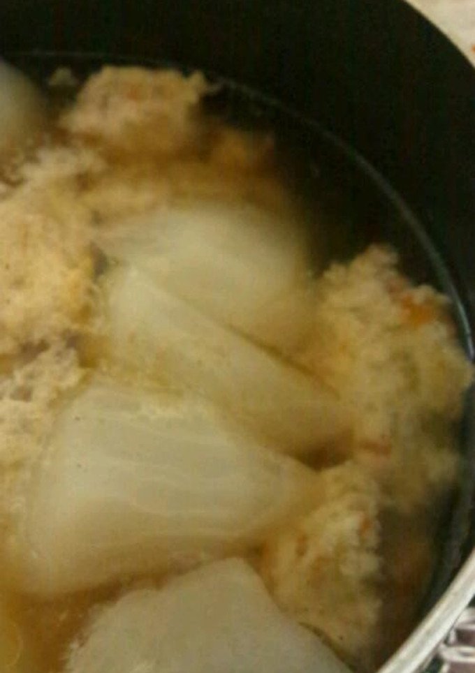 かぶとだんごのスープ-レシピのメイン写真
