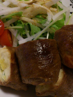簡単美味しい♪ポテトサラダの甘辛牛肉巻き-レシピのメイン写真