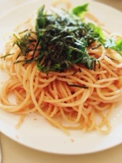 簡単に市販ソースでたらこスパゲティ-レシピのメイン写真
