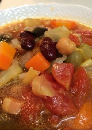 盛り沢山野菜の「ミネストローネ」-レシピのメイン写真