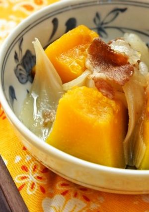 フライパンひとつで！南瓜と豚肉の炒め煮♪-レシピのメイン写真