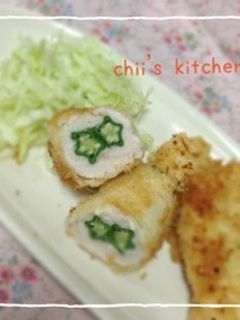 オクラのささみロール-レシピのメイン写真