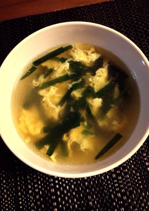 あったかニラ玉中華スープ-レシピのメイン写真