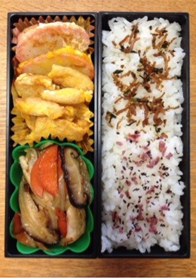 今日のわが家のアイデア弁当〜^o^-レシピのメイン写真