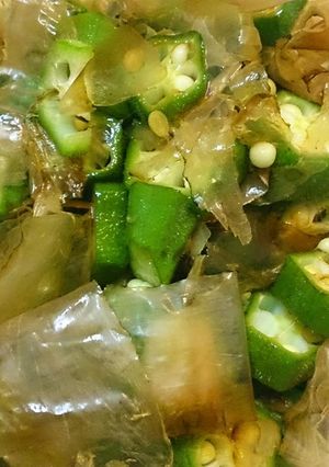 オクラのかつお醤油和え-レシピのメイン写真