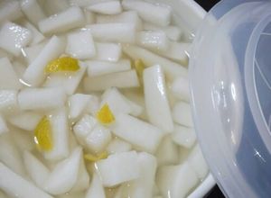 袋に入れるだけで簡単！ゆず大根の漬物♪-レシピのメイン写真