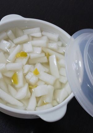 袋に入れるだけで簡単！ゆず大根の漬物♪-レシピのメイン写真