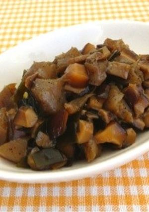 こんにゃくと椎茸の佃煮風-レシピのメイン写真