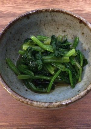 電子レンジで簡単！ほうれん草のおひたし-レシピのメイン写真
