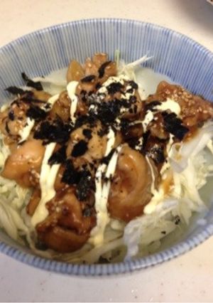 レンジで簡単☆照り焼きチキン丼-レシピのメイン写真