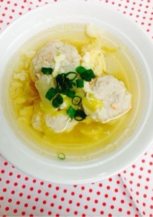 鶏つくねサンラータン簡単です♡-レシピのメイン写真
