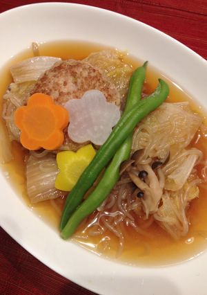 和風煮込みハンバーグ-レシピのメイン写真