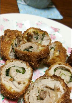 お弁当に♪豚or鶏の大葉チーズフライ-レシピのメイン写真
