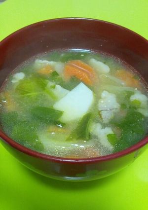 豚汁風スープ♪-レシピのメイン写真