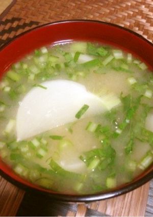 カブのお味噌汁-レシピのメイン写真