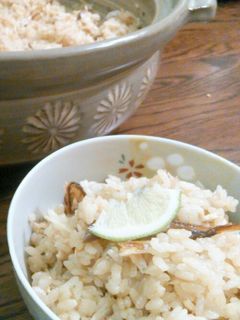 鯵とショウガの炊き込みご飯-レシピのメイン写真