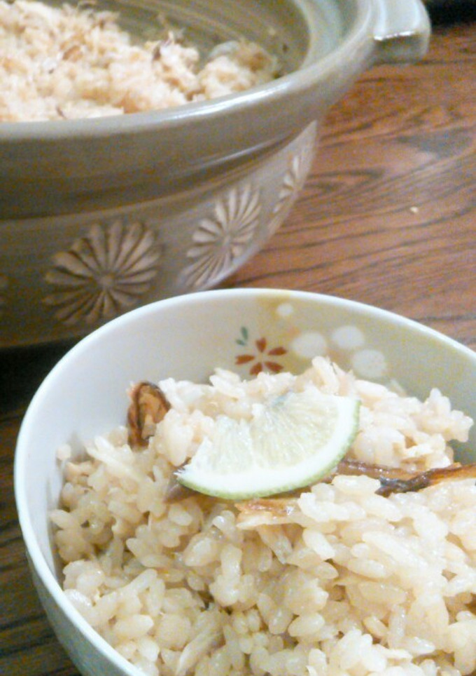 鯵とショウガの炊き込みご飯-レシピのメイン写真