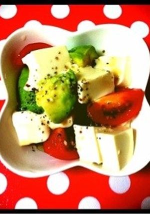 アボカドと豆腐のサラダ♪-レシピのメイン写真