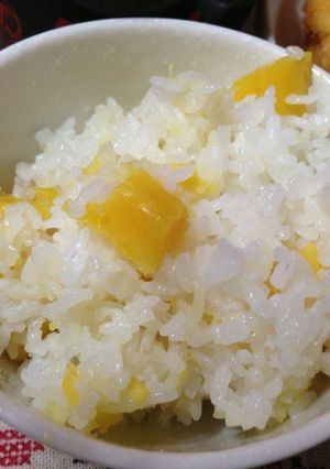 ホクウマ安納芋ごはん-レシピのメイン写真