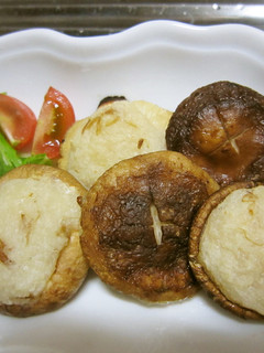 フワフワ長芋on椎茸焼き-レシピのメイン写真